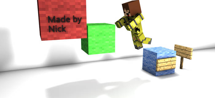 Minecraft parkour