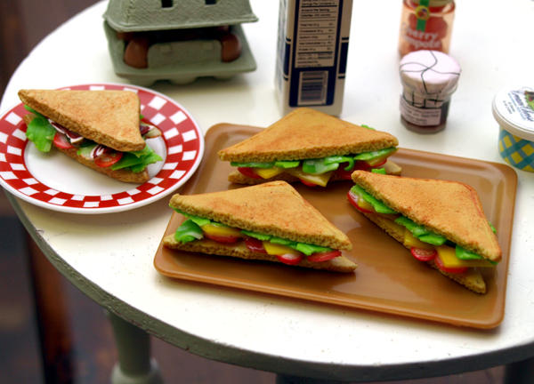 Miniature Sandwiches by ChocolateDecadence