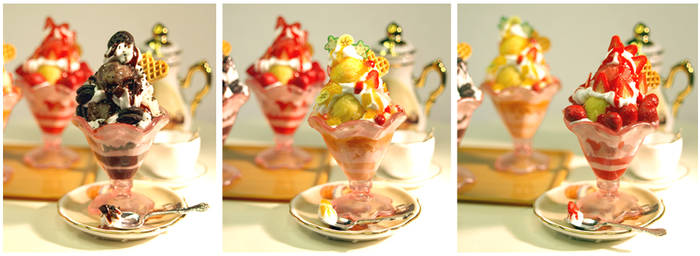 3 Miniature Icecream Coups