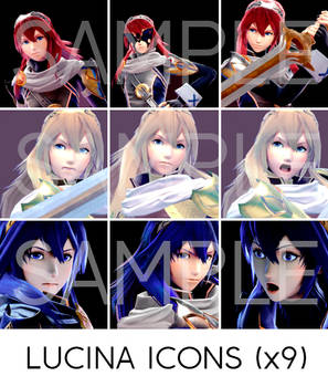 Lucina Icons (x9)