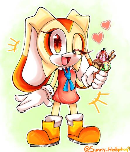 Cream The Rabbit Back Cream the rabbit by YunaHedgehog2 on DeviantArt