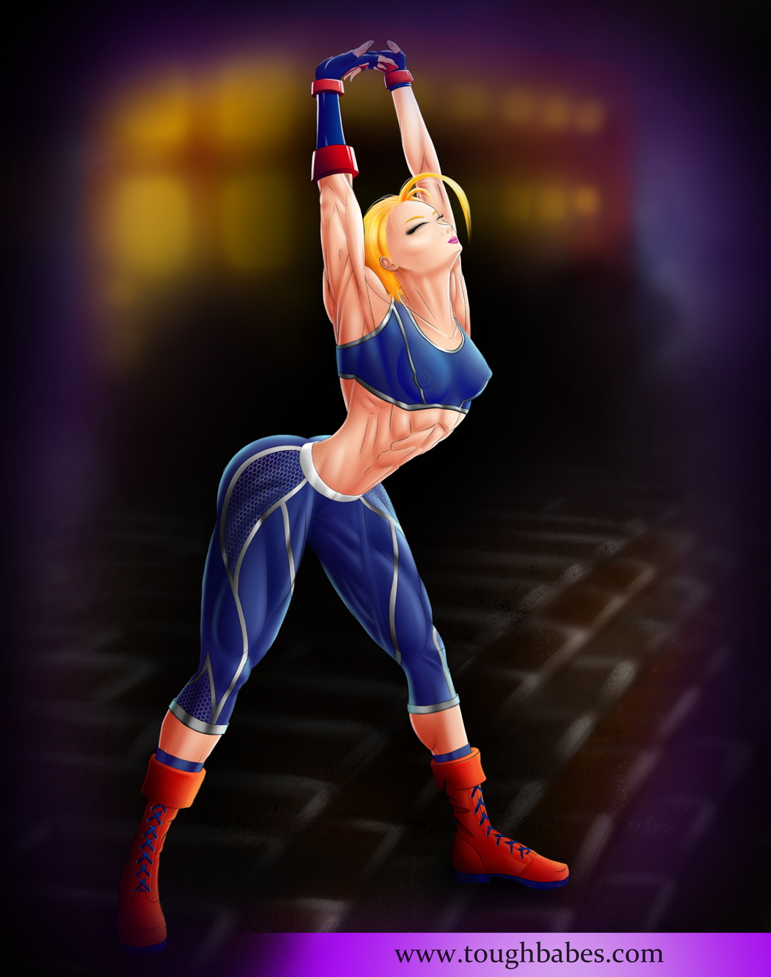 Cammy from Street fighter 6, stretch pose by toughbabesofficial on  DeviantArt