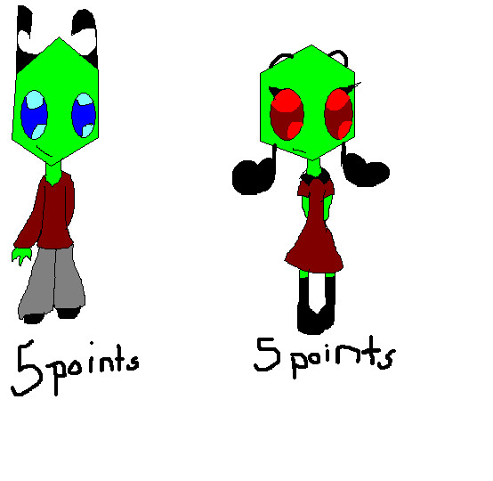 Invader Zim Adoptables 1