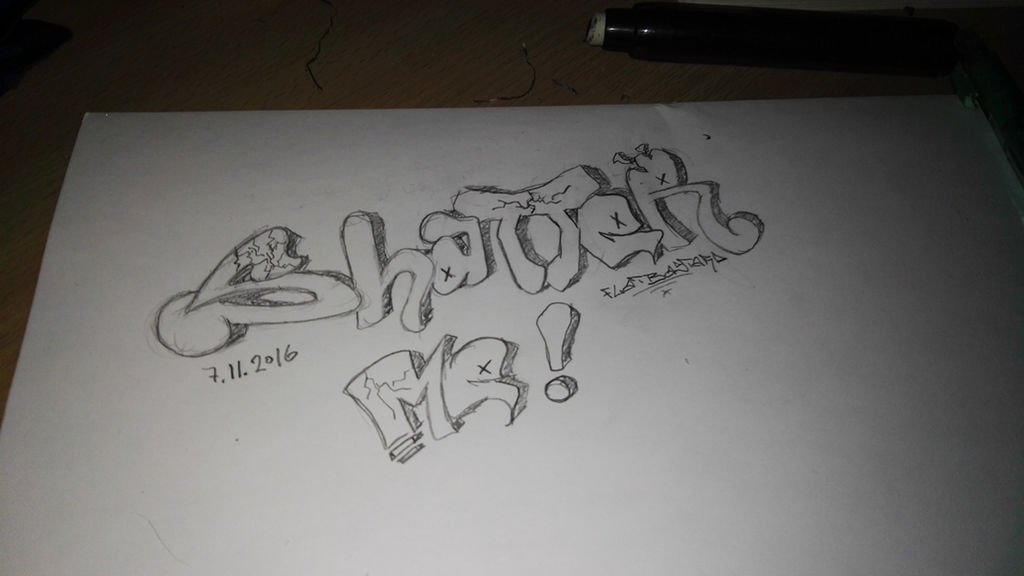 Shatter Me Lettering Shatter Me! by FlatBastard on DeviantArt
