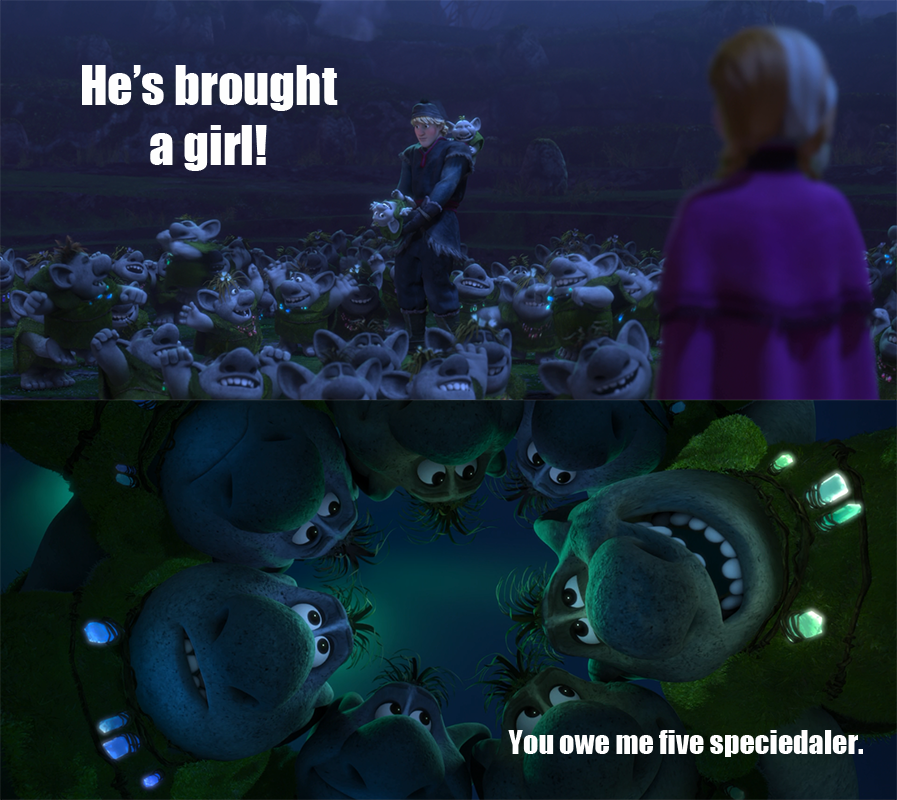 He's brought a girl!