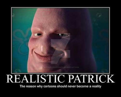Realistic Patrick Deviantart Realistic Patrick Star by butterflyknife246231 on DeviantArt