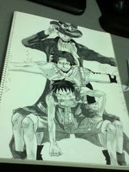 Luffy, Ace, Sabo