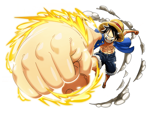 Monkey D. Luffy (Gear 2nd OP) - Render by D4rkawaii on DeviantArt