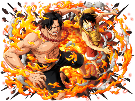 Ace and Luffy