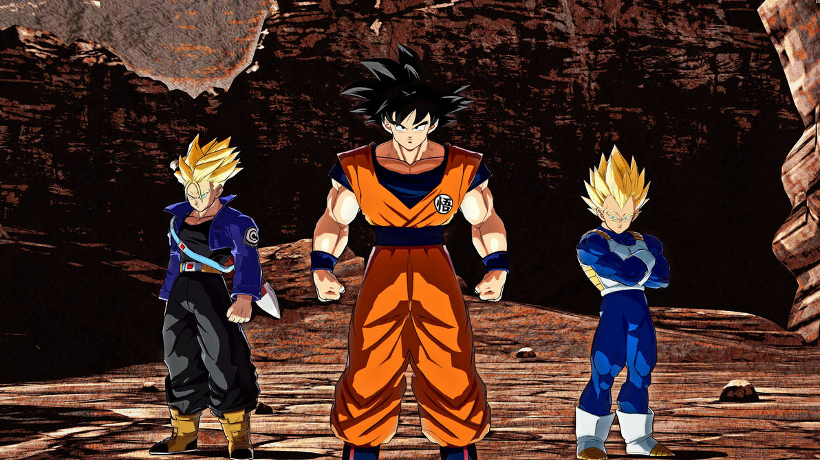 Trunkgeta Goku Trunks and Vegeta by bodskih on DeviantArt