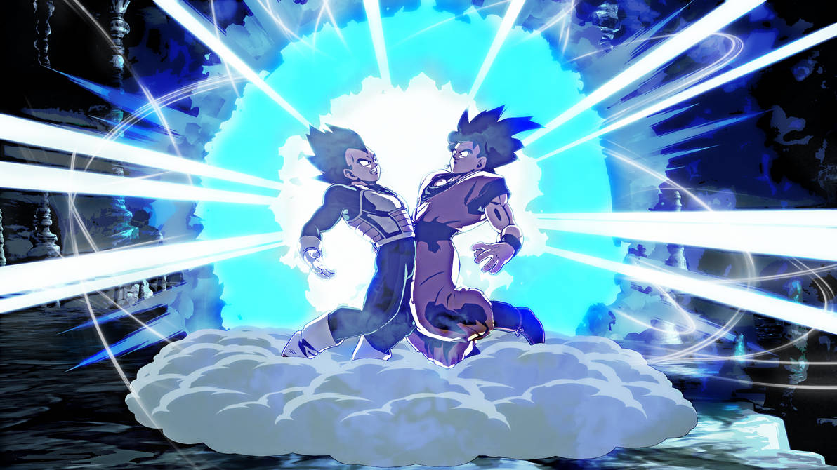 Potara Fusing Vegeta and Goku Potara Fusion by bodskih on DeviantArt
