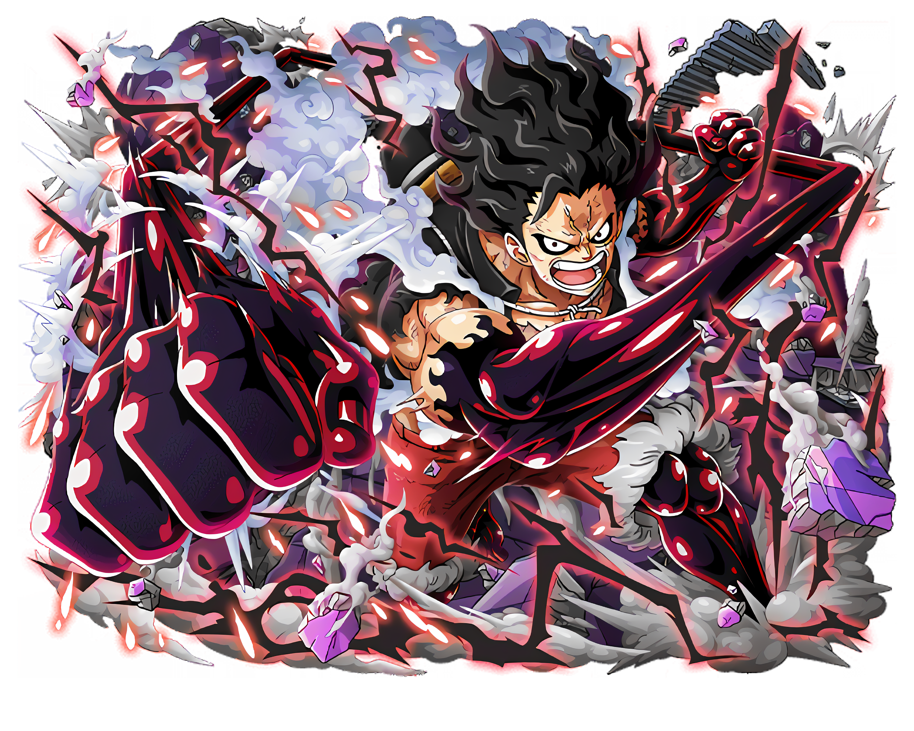 Monkey D Luffy Gear 4 Snake Man By Bodskih On Deviantart Monkey D Luffy Gear 4 Snake Man By Bodskih On Deviantart