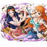 Nico Robin and Nami