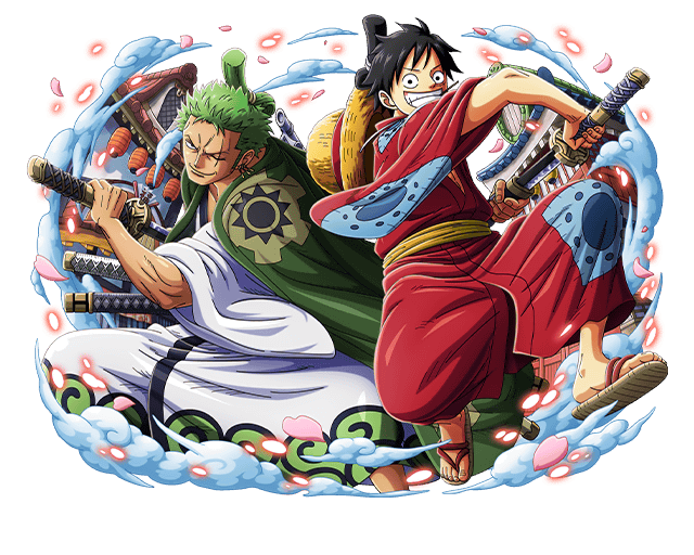 Luffy x Zoro (OP Wano Arc) - Render by D4rkawaii on DeviantArt