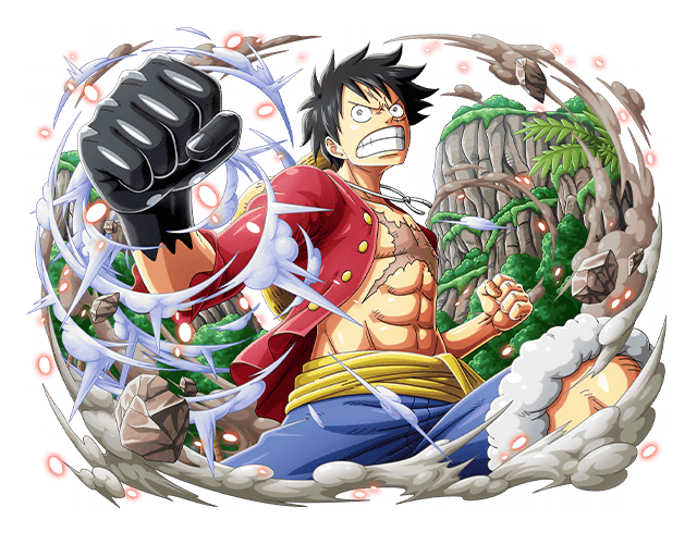 Monkey D. Luffy (Gear 2nd OP) - Render by D4rkawaii on DeviantArt