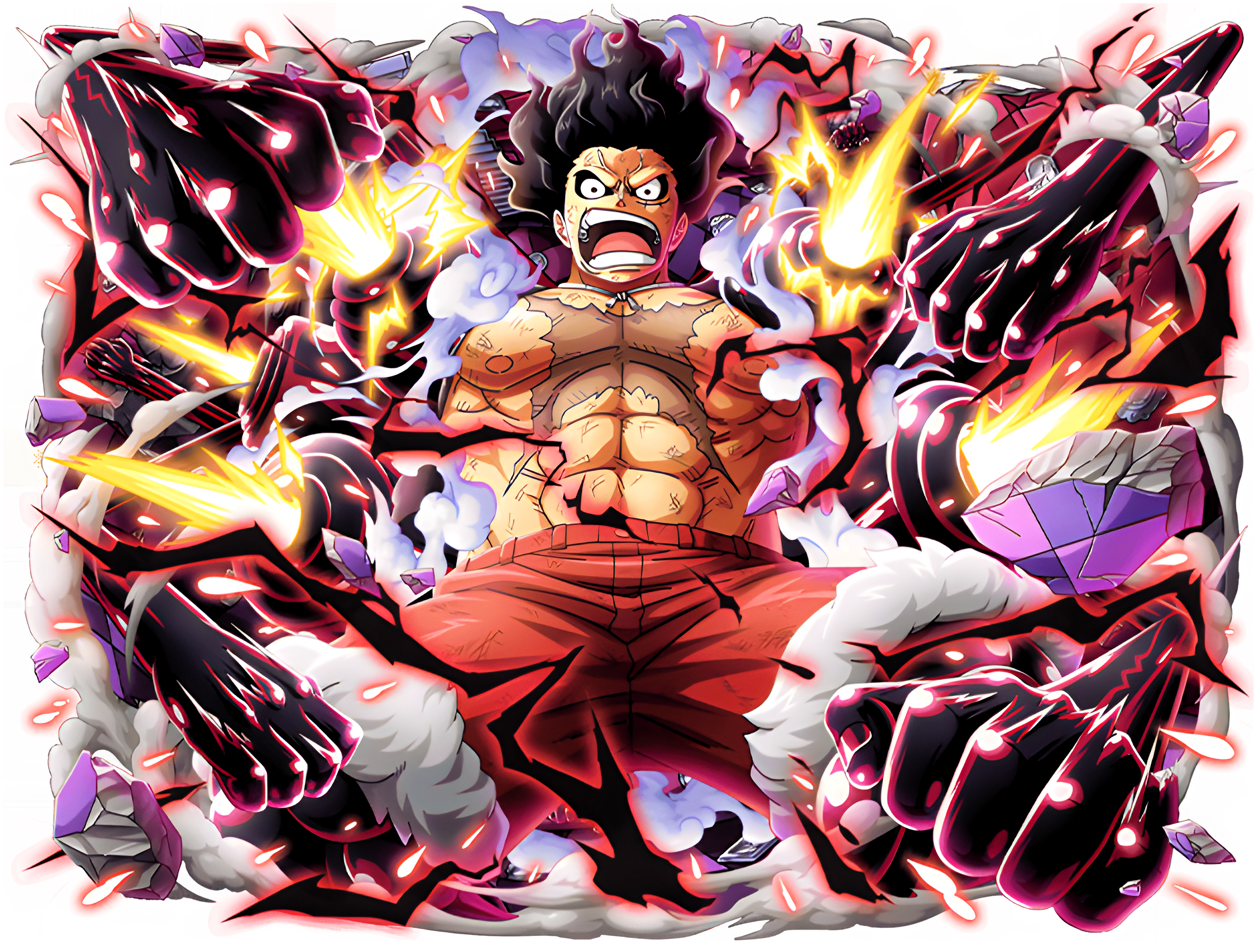 Luffy Snake Man PNG Image