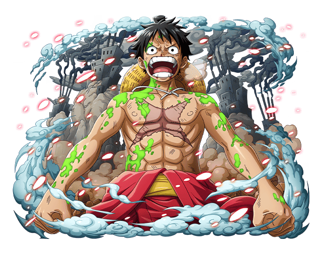 Monkey D. Luffy (Gear 2nd OP) - Render by D4rkawaii on DeviantArt