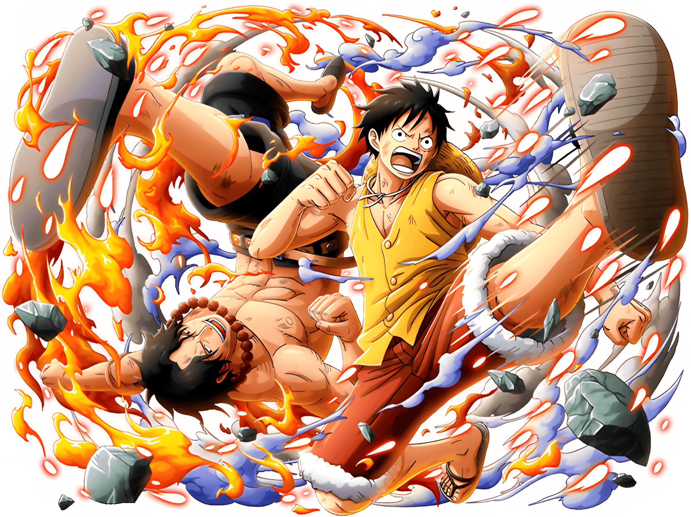 One Piece FF. Ace Luffy - Bath by TenshiNoFuu on DeviantArt