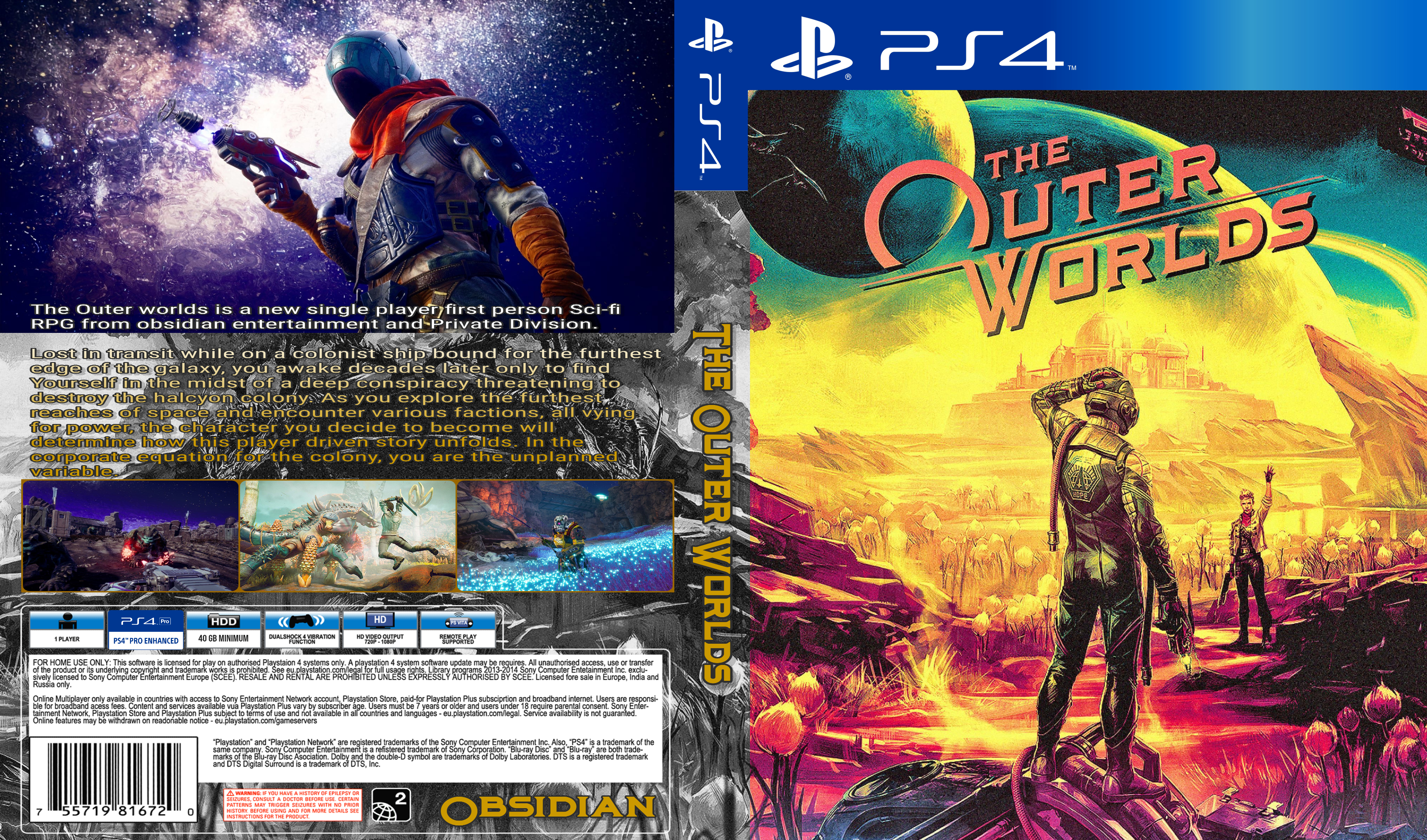 The Outer Worlds - Sony PlayStation 4 PS4 710425575150