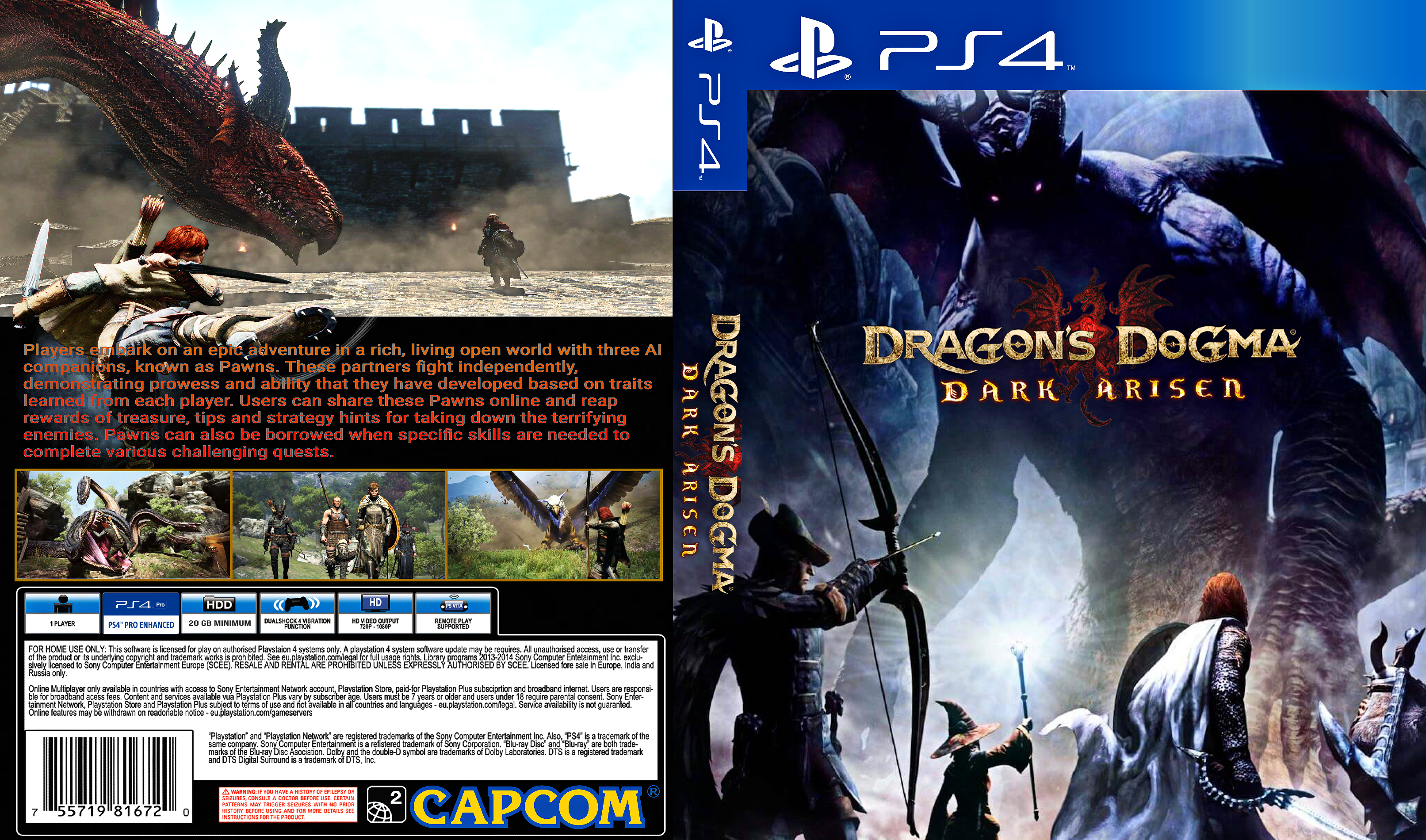 Dragon's Dogma: Dark Arisen - PlayStation 4, PlayStation 4