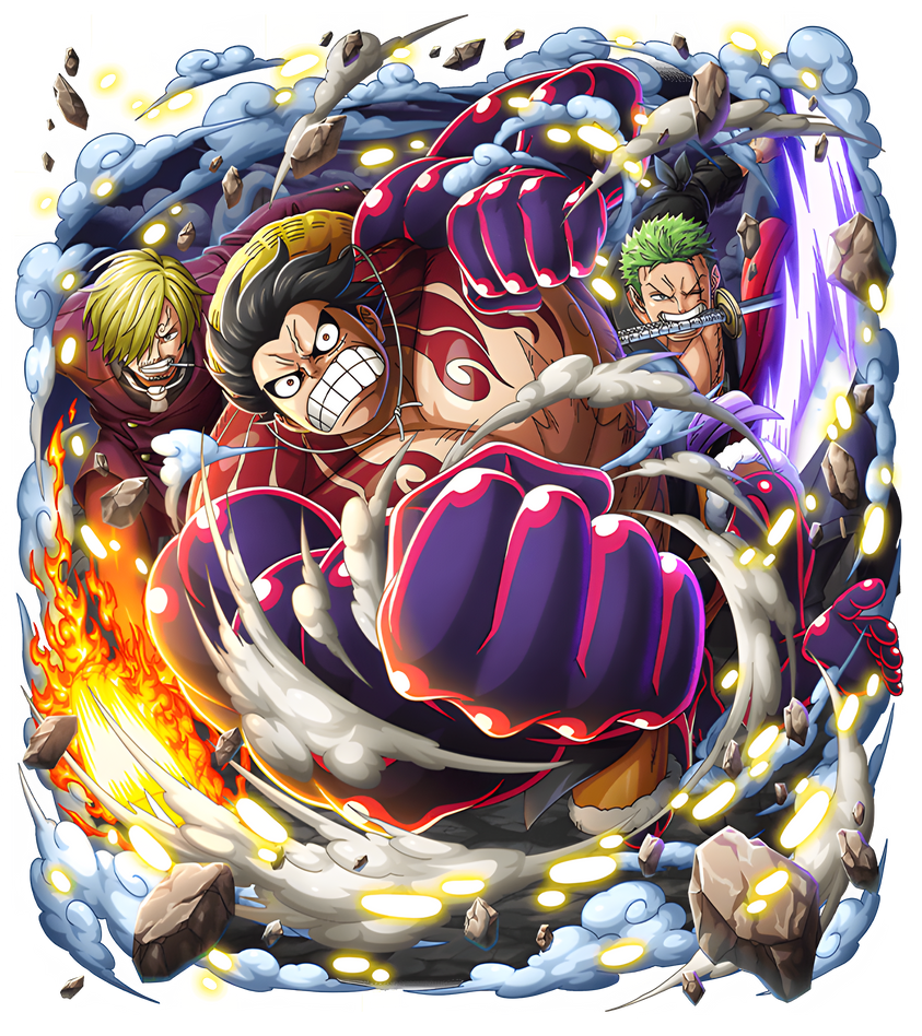 Luffy Zoro and Sanji by bodskih on DeviantArt