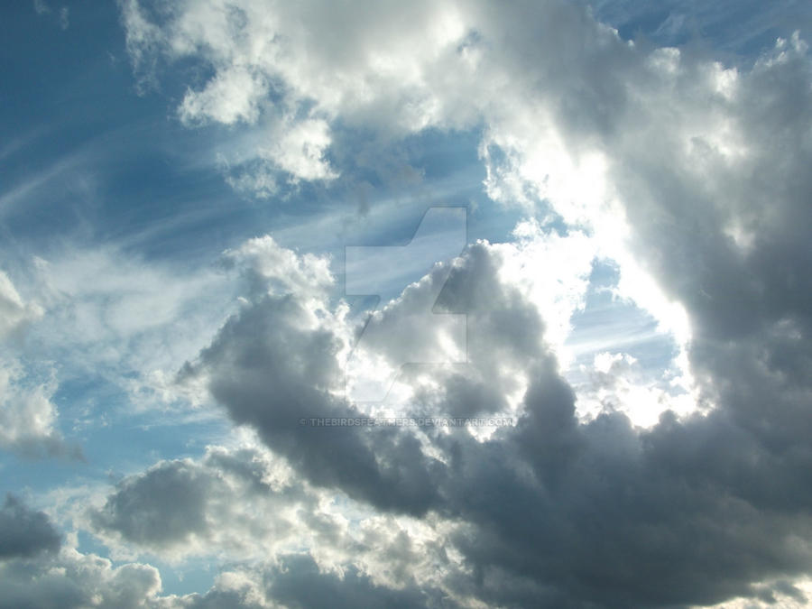 Blue Sky and White Clouds