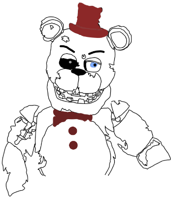 Pixilart - Withered freddy by i-draw1245