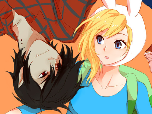 Fiona x Marshall lee ^^ From Adventure time!