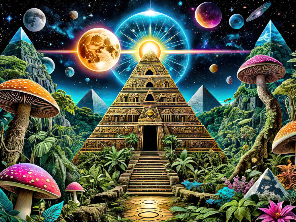 Number Pyramids Cosmic Code Cosmic Space Pyramids by uptownhustler on DeviantArt