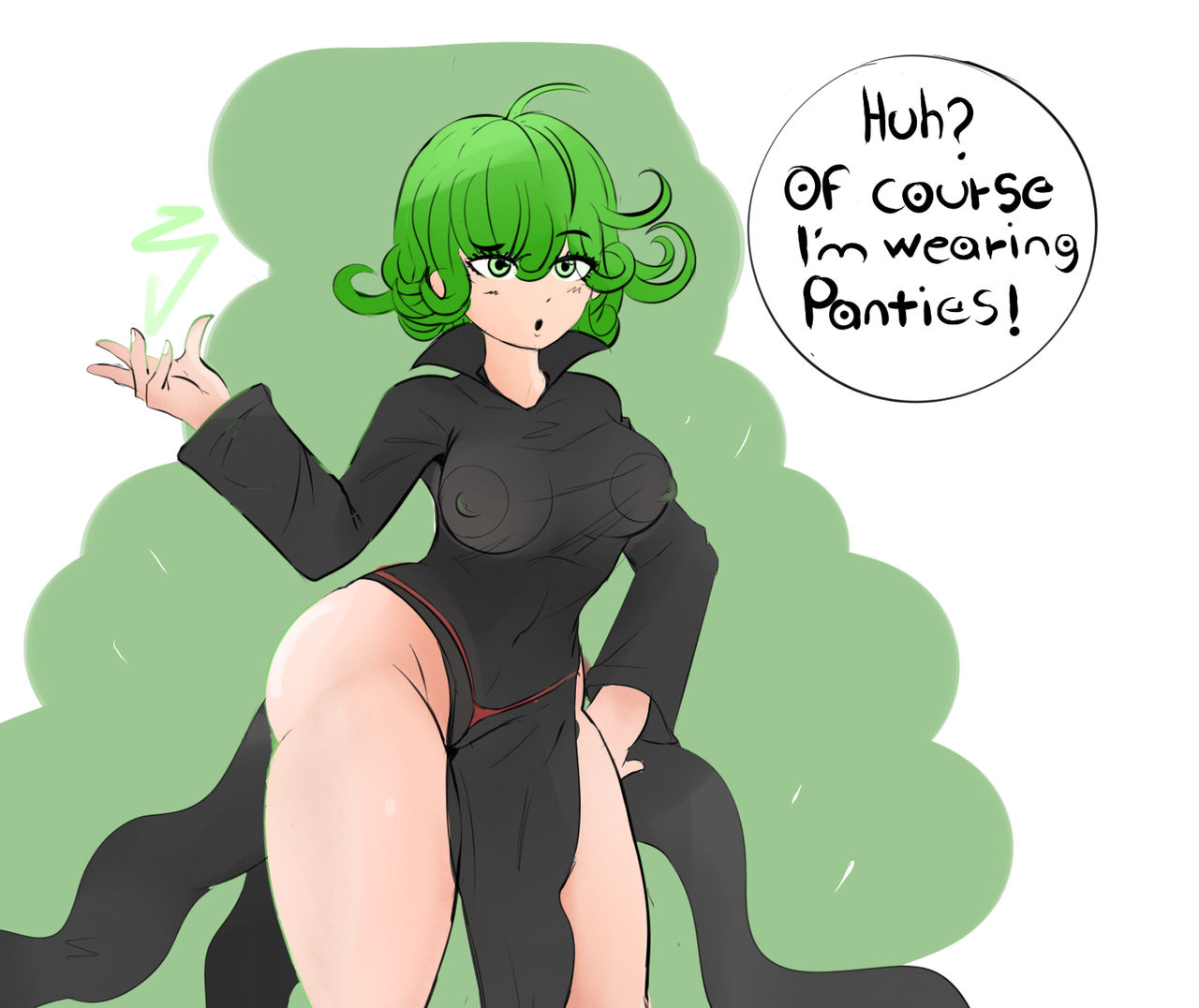 Tatsumaki wear panties? by Djart90 on DeviantArt