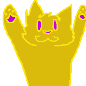 Yellow Cat by soccerloverten on DeviantArt