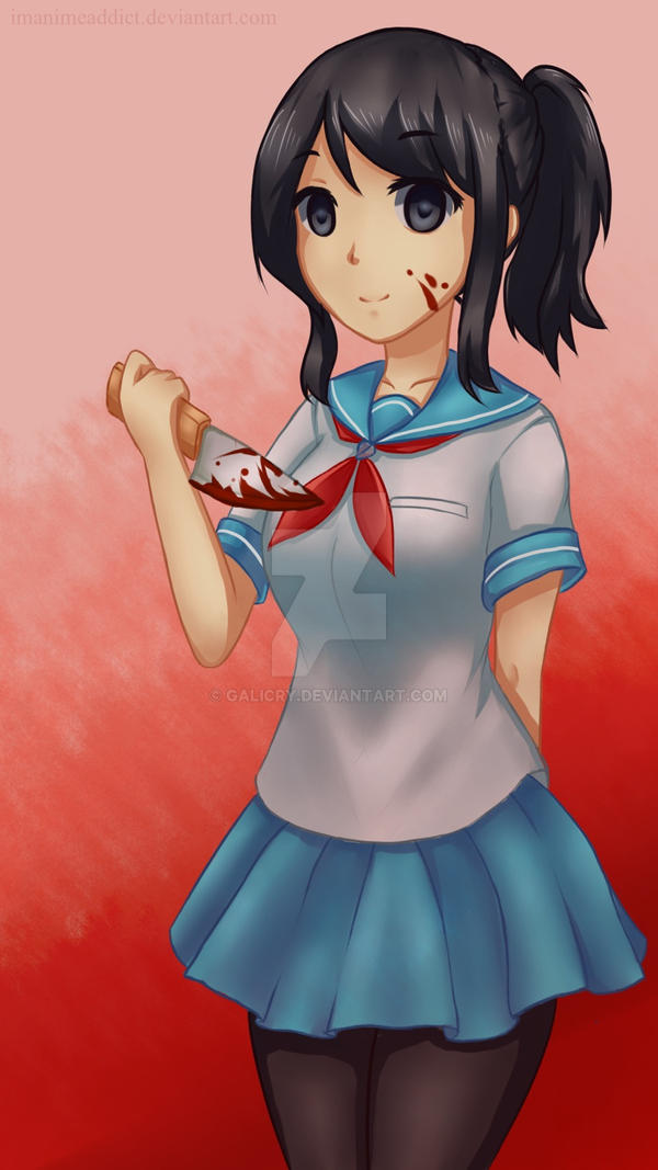 Yan Chan Sim Yan-chan (Yandere Simulator) + Speedpaint by GaliCry on DeviantArt