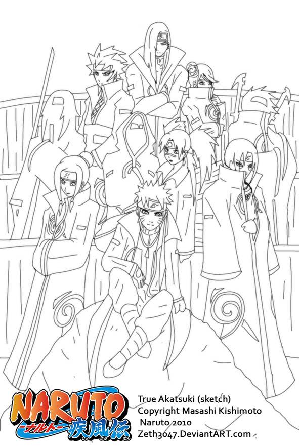 Sketch - Naruto Shippuuden by erickenji on DeviantArt