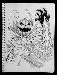 Inktober 27 - Lord Pumpkin