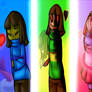 Glitchtale Children Wallpaper