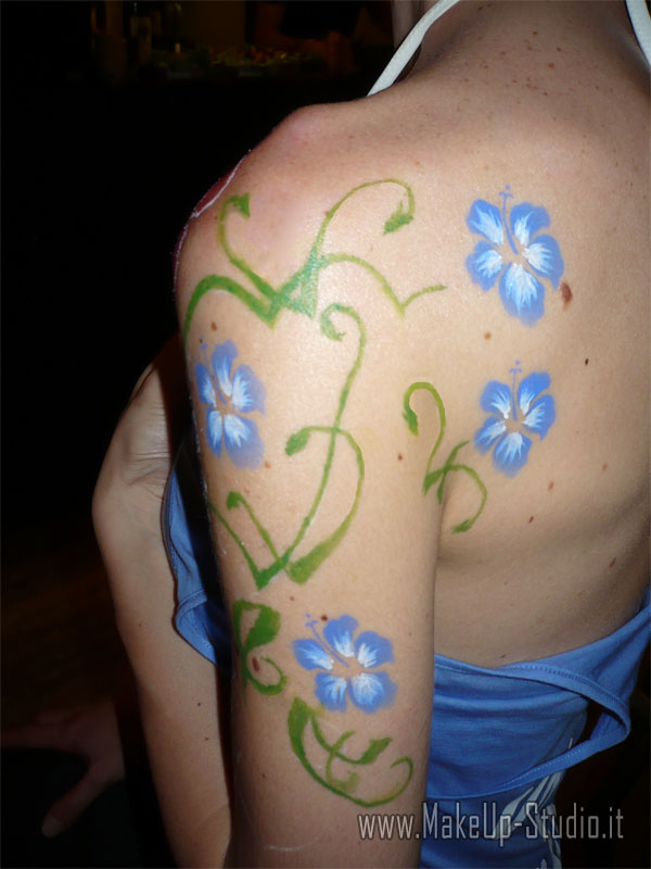 bachelorette body painting 2