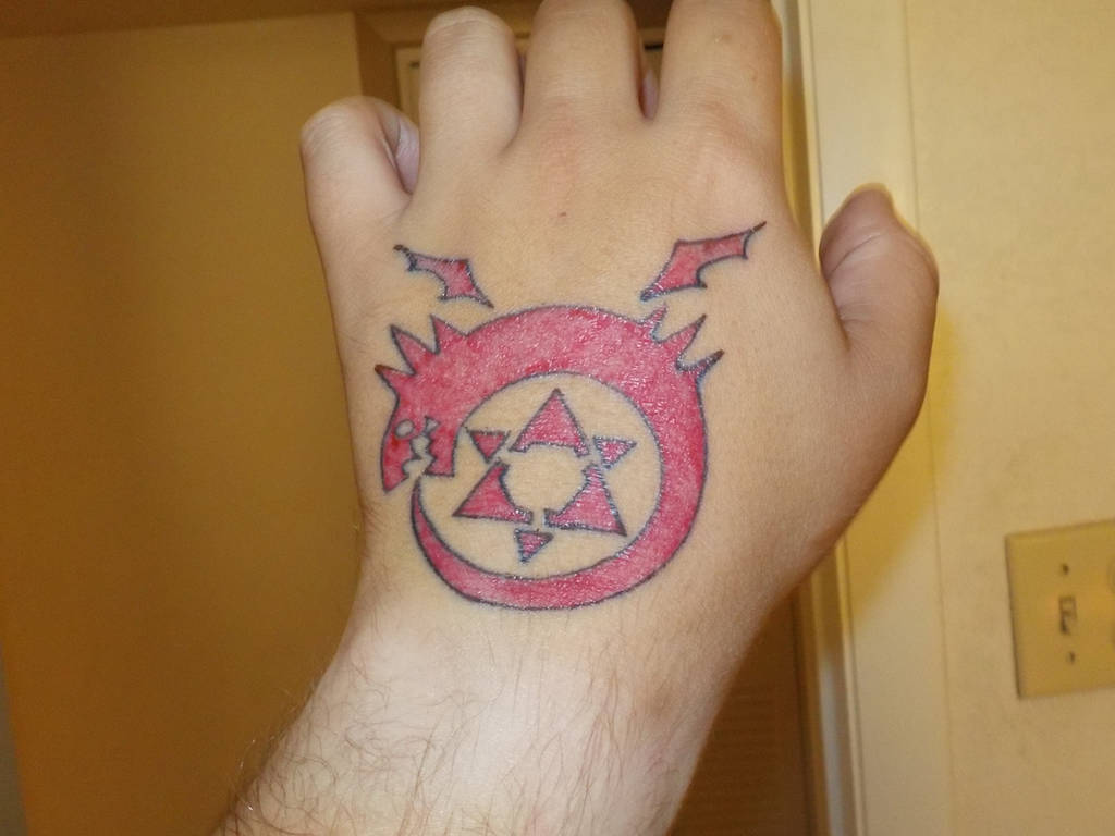 fullmetal alchemist homunculus greeds tattoo 2 by