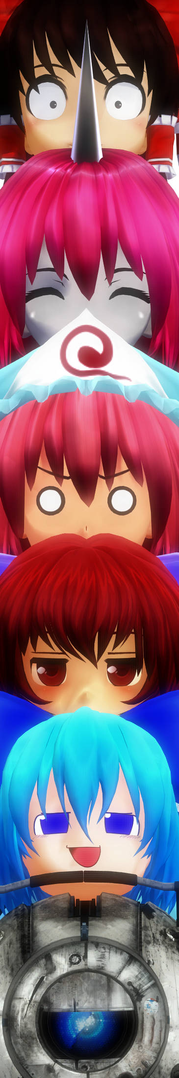 MMD Head Stack by ReminaXV58 on DeviantArt