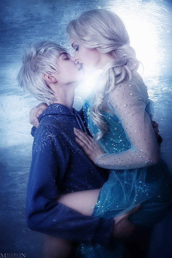 Elsa and Jack Frost (Frozen) #4