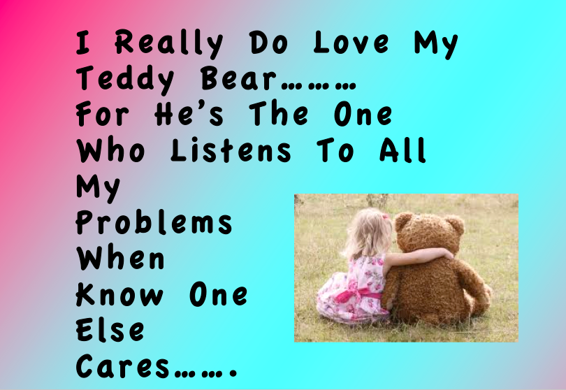 Love you my outlet teddy bear