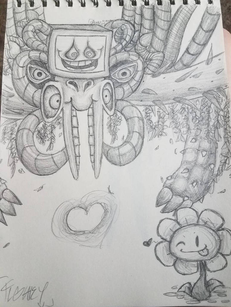 Omega Flowey - Undertale by zormbee on DeviantArt