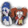 Ballora and Baby (Tim Burton's style)