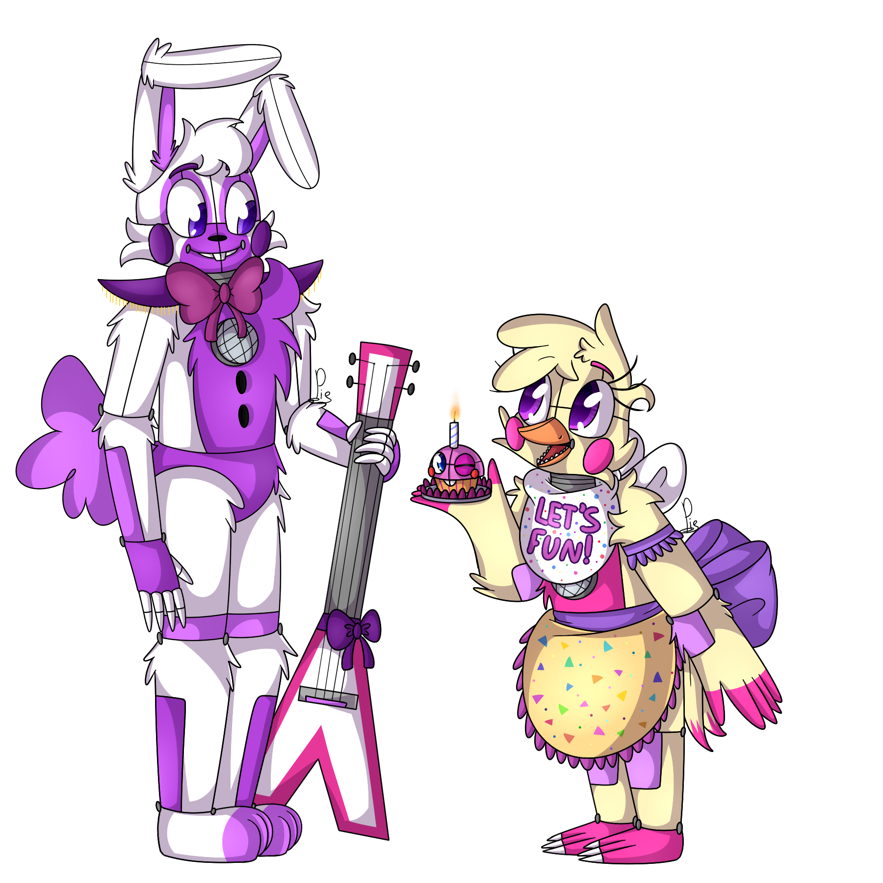 Funtime Chica And Bonnet, HD Png Download , Transparent Png Image