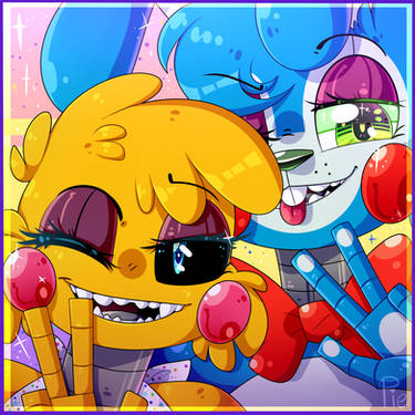 Toy bonnie chica's party world by surracoenzoariel on DeviantArt
