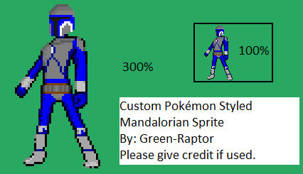 Mandalorian - Pokemon Styled Sprite