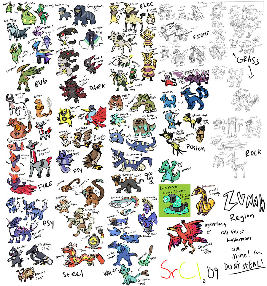 Zunah Region Fakemon Dump