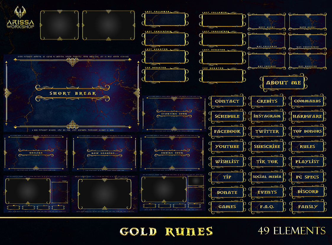 Generalny Podglad Gold Runes by ArissaVision on DeviantArt