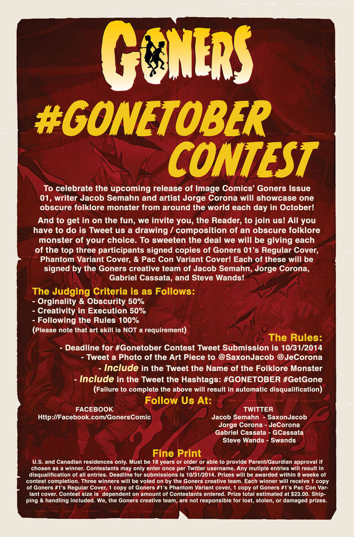 #GONETOBER Contest
