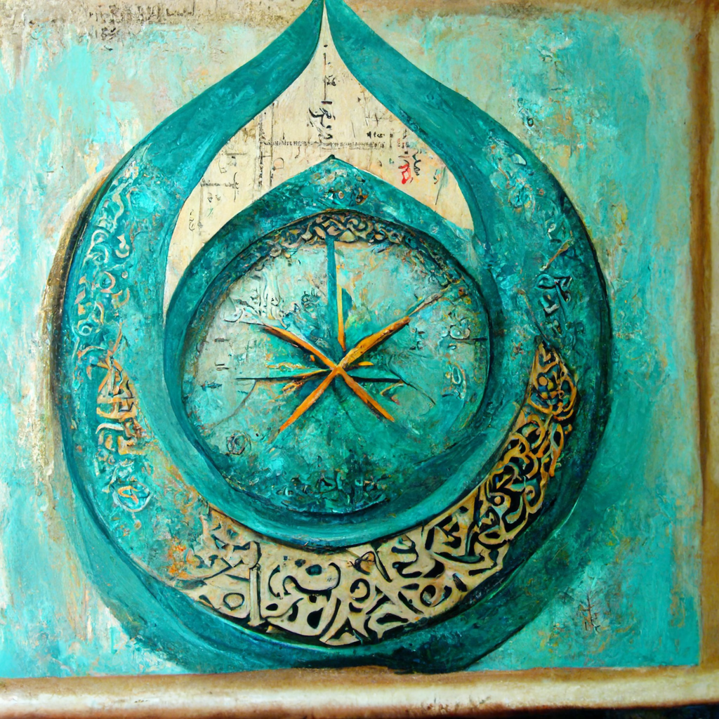 Compass Watch Arab Oriental Arabic Calligraphy compass turquoi 2 by Forfali on DeviantArt