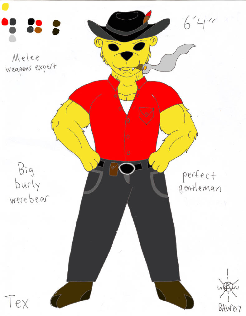 Tex Model Model Sheet: Tex by Darth-BAW on DeviantArt